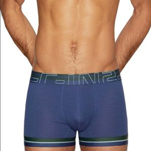 NWT C-IN2  2 Boxers  ZEN BOXER,Navy Blue/Orange